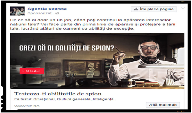 SIE recruteaza viitori spioni de pe retelele de socializare