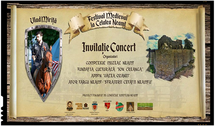 Festival medieval organizat cu ocazia Zilelor Cetăţii Neamţului