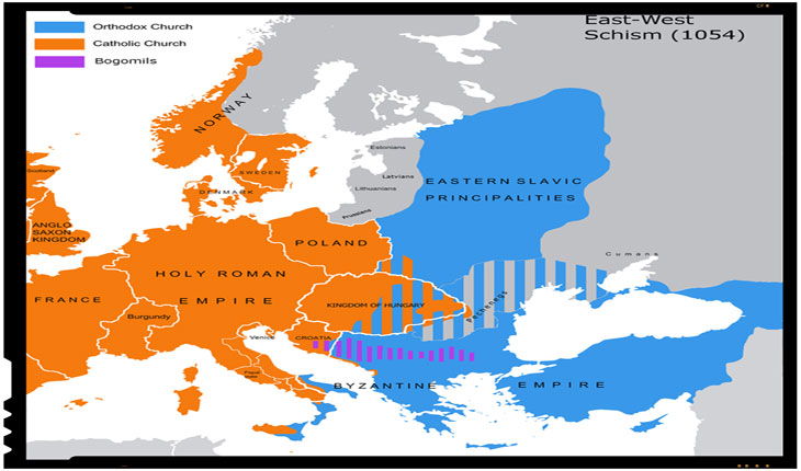 16 iulie 1054: Marea Schismă dintre bisericile creștine occidentale și bisericile orientale de rit bizantin