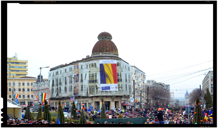 Palatul Braunstein, o cladire istorica a orasului IASI, a fost afectat de cutremur