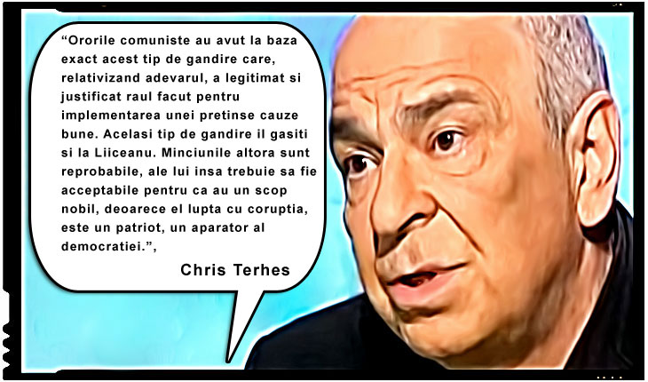 Chris Terhes, preot catolic, despre Liiceanu: “Liiceanu si altii ca el, sunt mari promotori ai instaurarii domniei legii prin incalcarea legii, ai instaurarii adevarului prin minciuna”