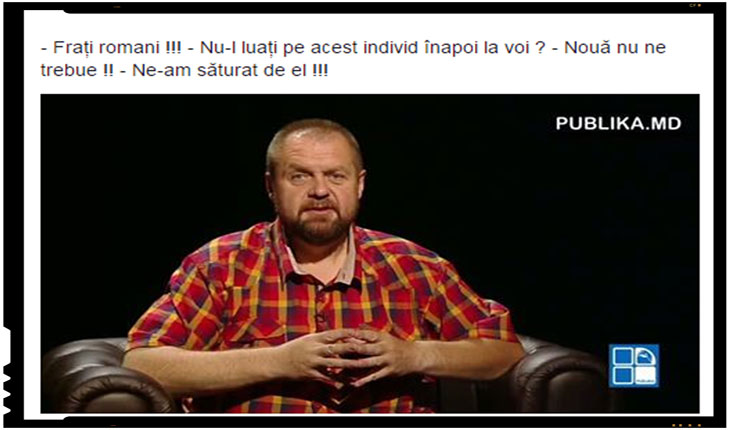 Basarabenii vor sa-l luam de pe capul lor pe Cristian Tabara: “Frați romani!Nu-l luați pe acest individ înapoi la voi?Nouă nu ne trebuie!Ne-am săturat de el!”