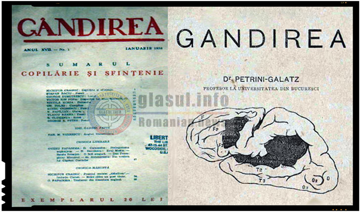 La 1 mai 1921 apărea revista Gândirea, publicație ce tindea să orienteze creația spre valorile autohtone