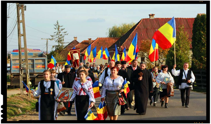 O mie de Steaguri Tricolore pentru Târgu-Secuiesc. De 1 Decembrie