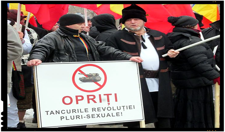 ,"Opriti tancurile revolutiei pluri-sexuale", Foto: facebook