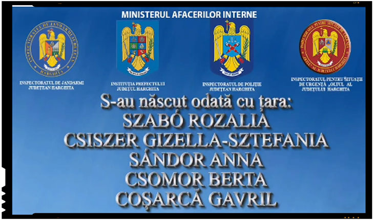 Cinci centagenari născuţi în anul 1918 au fost fost aniversați în cadrul unui eveniment organizat de MAI Harghita, Foto:  facebook.com/Jandarmeria-Harghita-1409655989363837