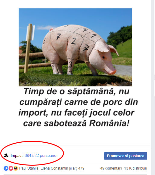 Inițiem campania "O săptămână fără de carne de porc de import"!