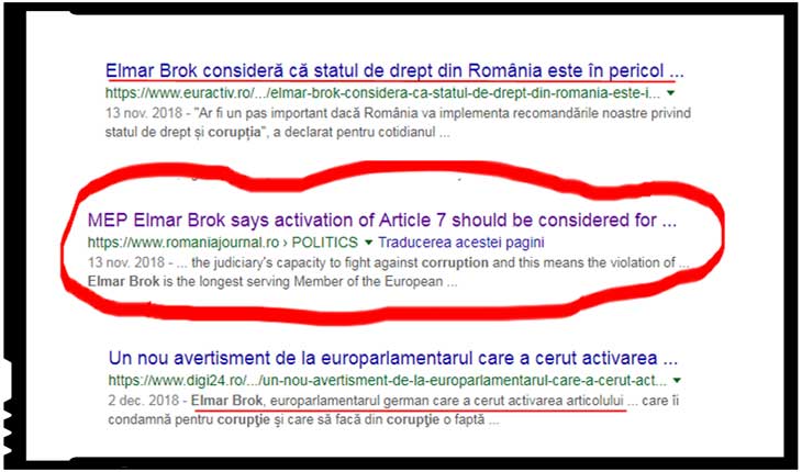 Dar cine este cu adevărat Elmar Brok, și cât de neprihănit este el de a dus de-a lungul anilor o sfântă luptă și mânie împotriva unei presupuse corupții a românilor?