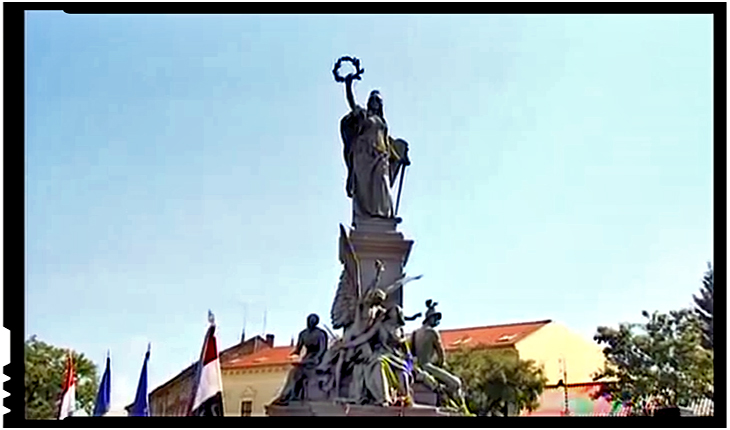 Cum a devenit statuia unor criminali de zeci de mii de români, monument al "Libertății"?, Foto: youtube