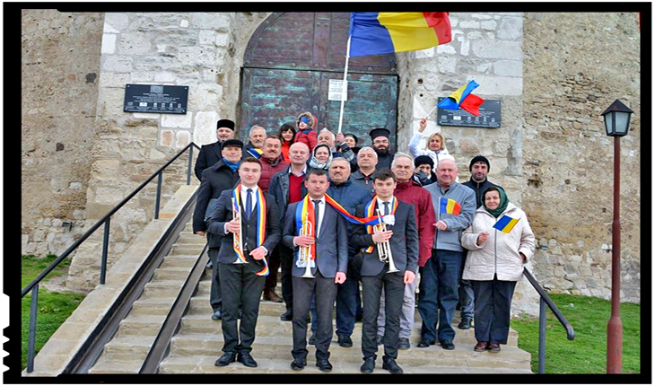 Unirea Basarabiei cu România, celebrată la Soroca, Foto: facebook.com/consiliuluniriisoroca