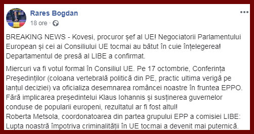 Rares Bogdan Kovesi UE