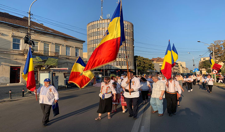 Emoție, românism și lacrimi, la comemorarea Dictatului de la Viena, la Muzeul de Istorie Satu Mare