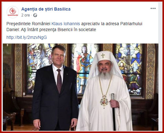 Foto: captura Facebbook /  Agenția de știri Basilica 