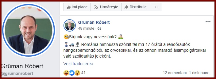 Foto: captură facebook / Grüman Róbert