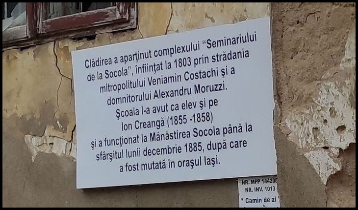 Cultura pe timpuri de pandemie: semnal de alarmă legat de "casa Creangă" de la Socola