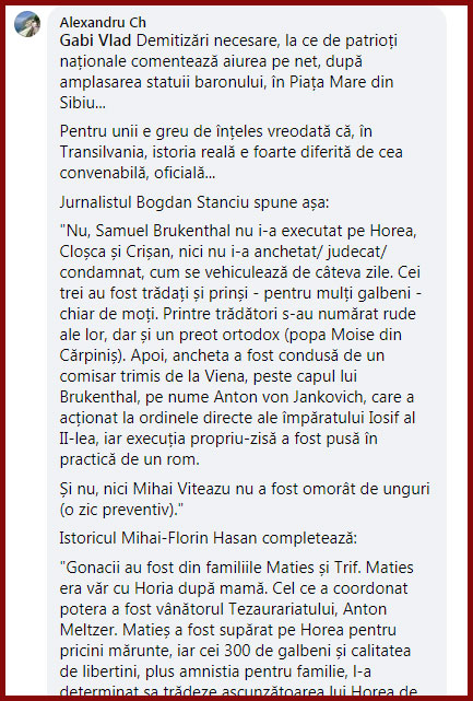 Directorul de marketing al Muzeului Brukenthal, Alexandru Chituță, sare în sprijinul Boromir și al imaginii lui Brukenthal