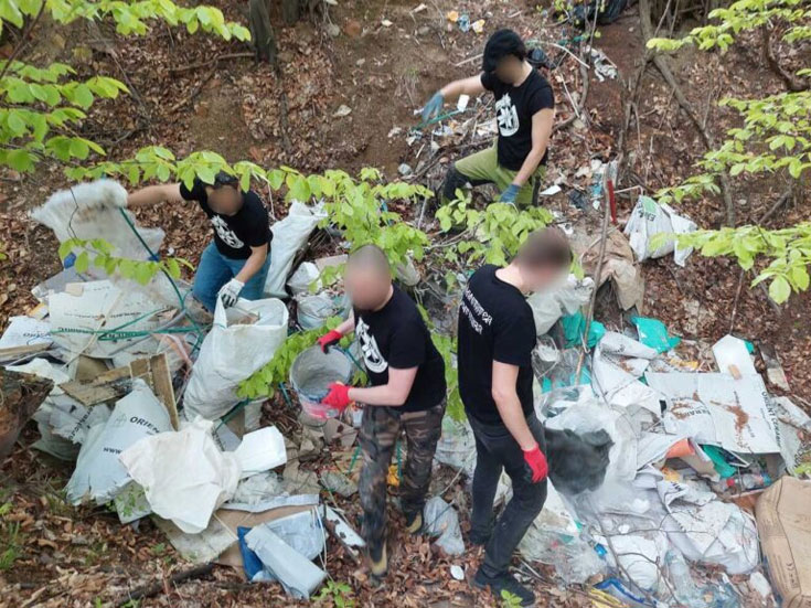 Acțiune de ecologizare în comuna Ciurila (județul Cluj)