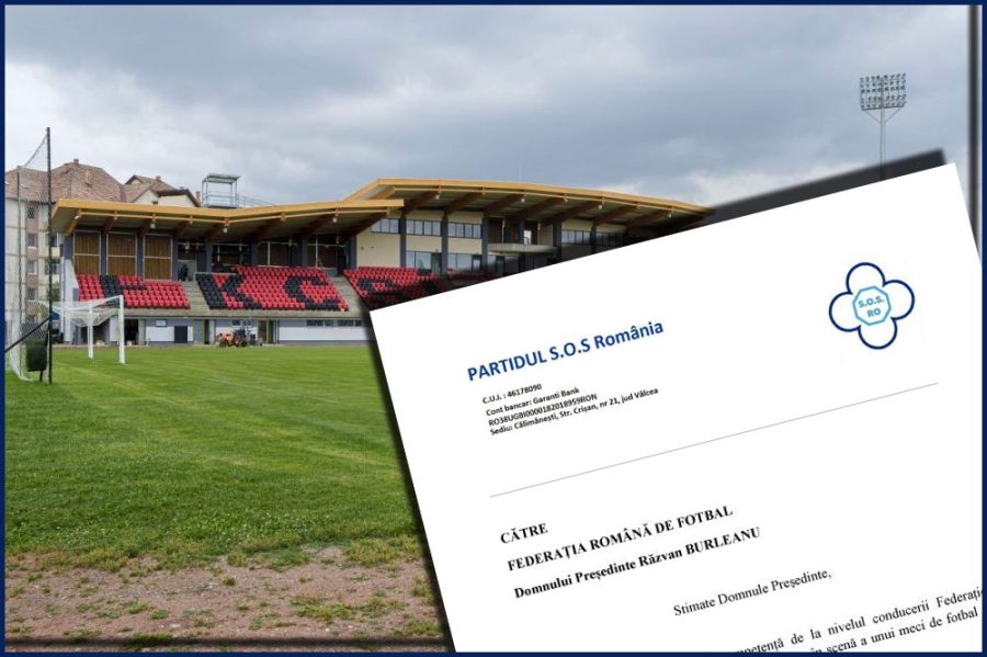 Partidul S.O.S. România reacționează în scandalul momentului legat de inaugurarea stadionului de la Miercurea Ciuc