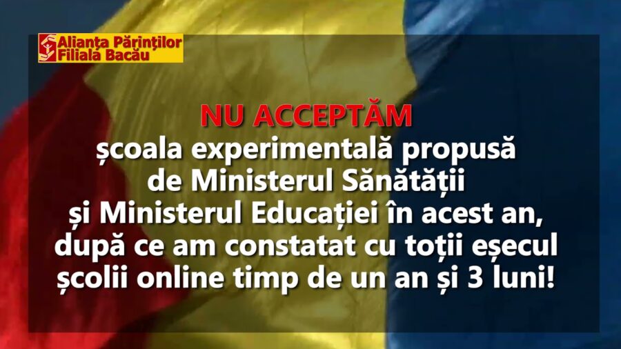 Alianța Părinților: Scrisoare către Colegiul Național Școala Centrală / Protest