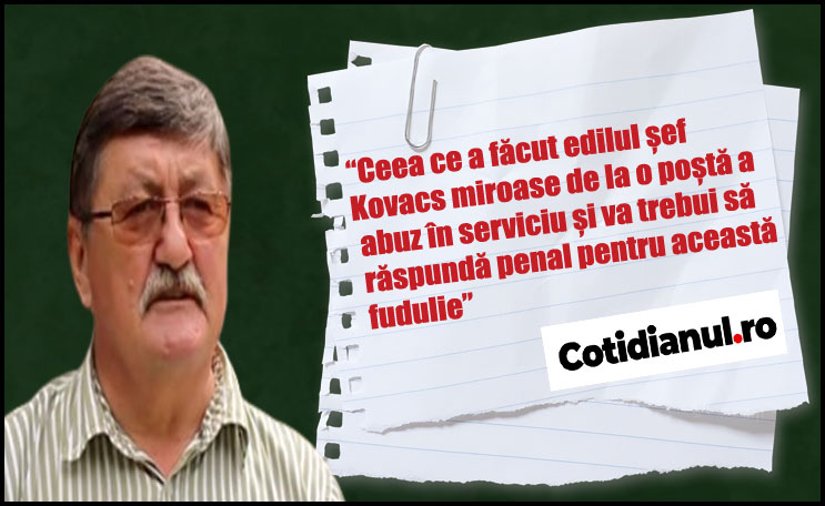 Cotidianul.ro despre primarul UDMR de la Carei și procesul cu statuia autorului imnului Ungariei