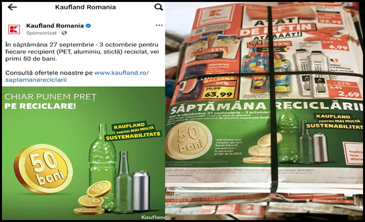 O inițiativă lăudabilă de reciclare inițiată de Kaufland, a devenit un eșec lamentabil