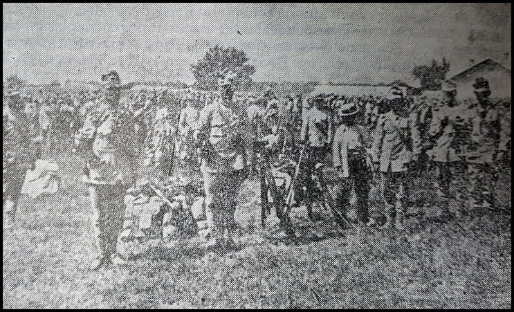 1916 - Regimentul 80 Infanterie inaintea plecarii spre Turtucaia septembrie 1916