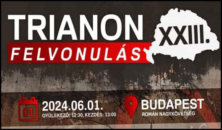 Manifestări aprobate la Budapesta împotriva Tratatului de la Trianon