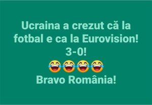 Ucraina a crezut că la fotbal e ca la Eurovision! 3-0! Bravo România!, Foto: Captură TV Pro TV