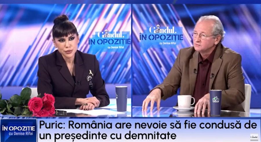 „În Opoziție cu Denise Rifai” | Invitat: Dan Puric: „Poporul român are nevoie de o normalitate!