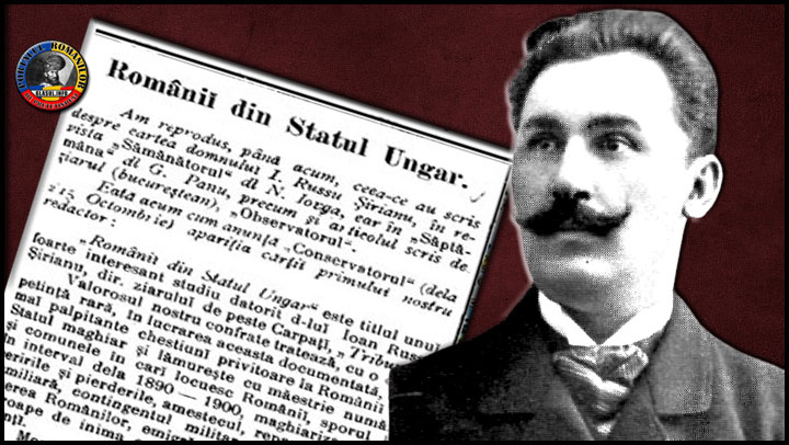 22 Ianuarie 1906 - Pentru cartea „Românii din statul ungar”  Ioan Russu-Șirianu e pedepsit cu amendă de 40 coroane