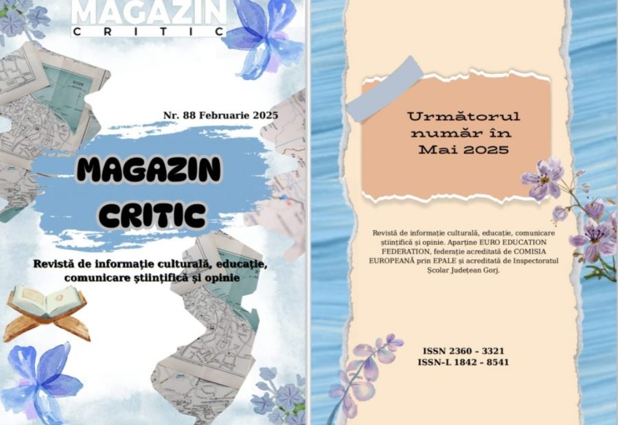 EDIȚIE SPECIALĂ ANIVERSARĂ! A apărut numărul 88 al revistei MAGAZIN CRITIC