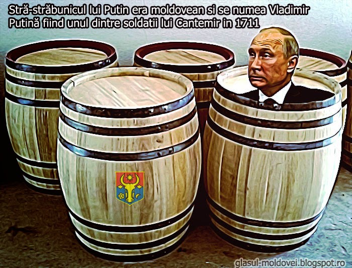 Vladimir Putină, stra-strabunicul moldovean al lui Vladimir Putin