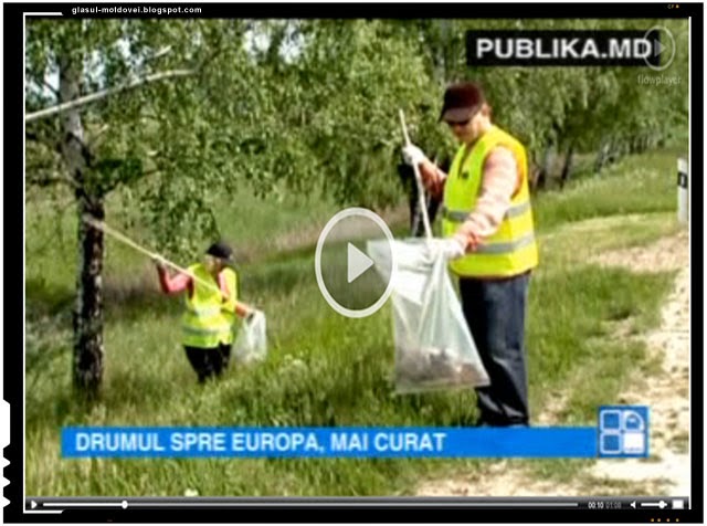 Actiune comuna a ecologistilor din Romania si Republica Moldova, Foto: captura video publika.md