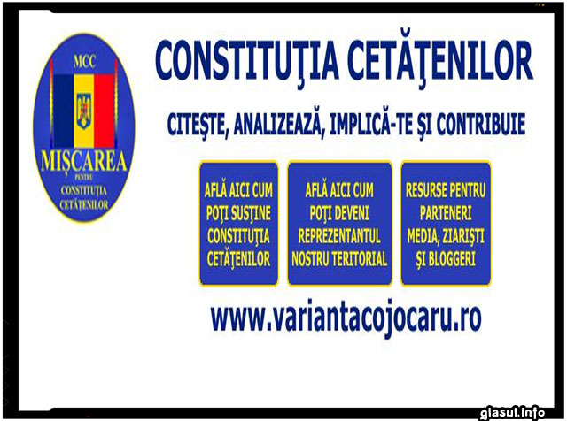 Constantin Cojocaru: „Actuala Constitutie a Romaniei este o farsa, care nu permite poporului sa exercite puterea politica, suveranitatea nationala”