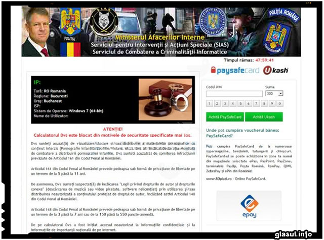 ATENTIE! Un nou virus a imprumutat chipul lui Klaus Iohannis!