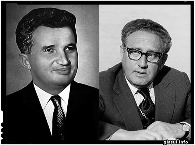 Nicolae Ceauşescu: Vrem să ne aşezăm în fruntea ţărilor care luptă pentru o lume mai dreaptă şi mai bună. H. Kissinger: Ne includeţi şi pe noi? Nicolae Ceauşescu: Mergem împreună.