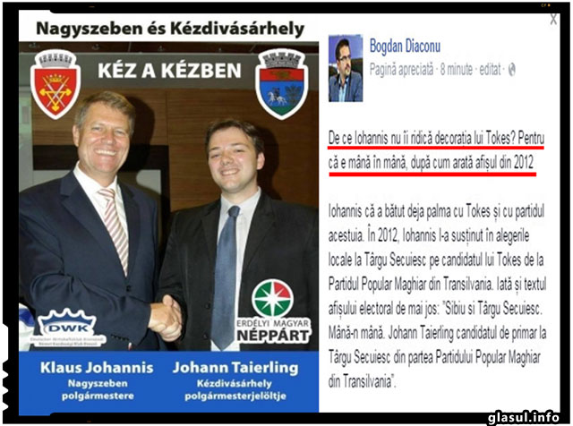 De ce nu ii ridica decoratia Klaus Iohannis lui Tokes?, foto: Bogdan Diaconu