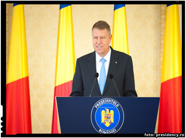 Klaus Iohannis se declara impotriva cotelor obligatorii de imigranti, spunand ca Romania va primi voluntar 1785 de imigranti, foto: presidency.ro