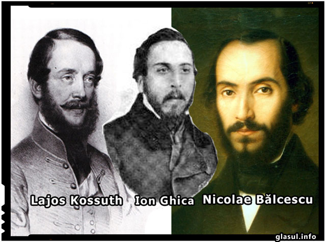 Istoria secreta:”Iluzia unei confederatii maghiaro-romano-sarbe. Triunghiul Balcescu-Ghica-Kossuth”