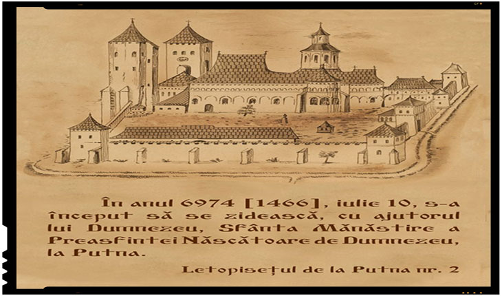 Se implinesc 554 de ani de la punerea pietrei de temelie a Mănăstirii Putna