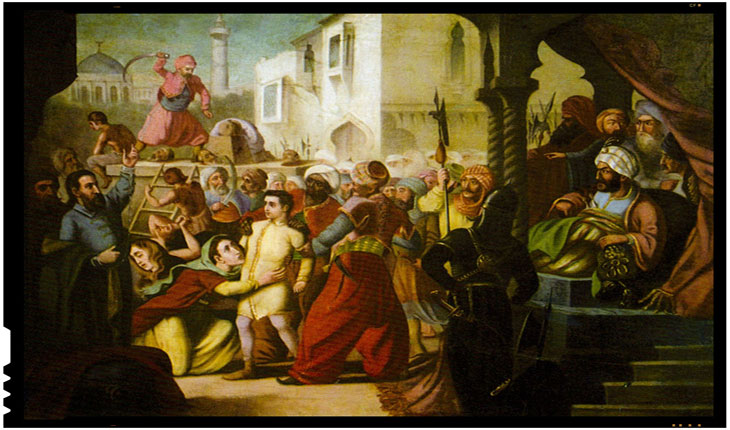 15 August 1714 - Martiriul lui Constantin Brâncoveanu si al fiilor sai, de Constantin Lecca