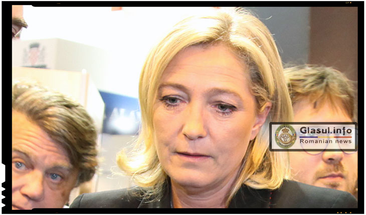 Pentru a accepta sa ramana in cadrul unei emisiuni televizate, Marine Le Pen a cerut indepartarea steagului UE!