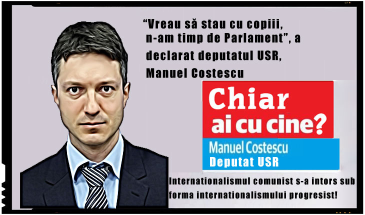 Cam cat ii "doare" pe USR-isti de Romania: "Vreau să stau cu copiii, n-am timp de Parlament", a declarat Manuel Costescu