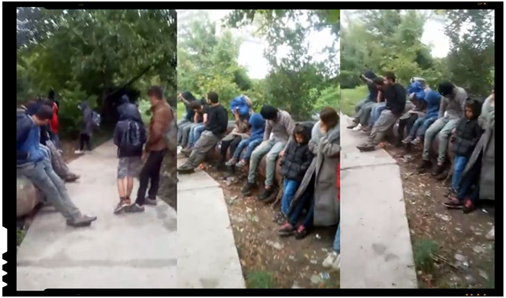 Un grup de imigranti ilegali s-a instalat intr-un parc din Timisoara