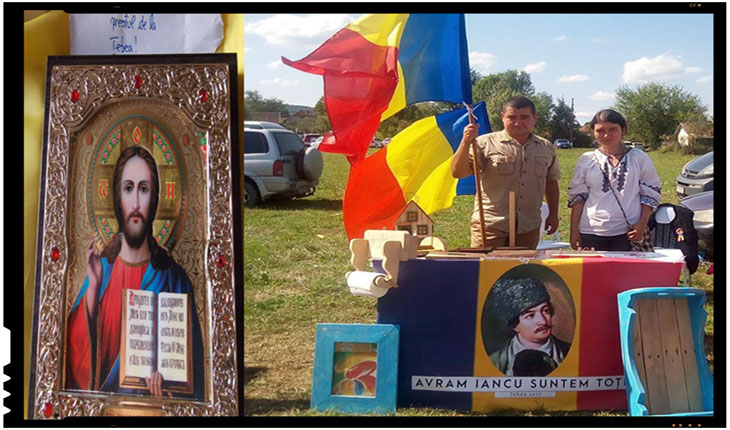 Un pachet cu o mare încărcătură simbolică: o  Icoană și un Steag Tricolor de la Țebea pentru Vârghiș, jud.Covasna