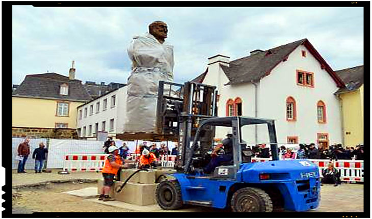 Bolsevismul „european” in actiune: o statuie a lui Karl Marx va fi dezvelita la Trier pentru a marca 200 de ani de la nasterea sa