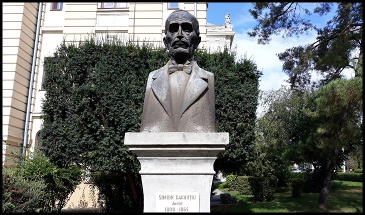 Bustul lui Simion Bărnuțiu de la Universitatea Al. I. Cuza din Iași, Foto: © Glasul.info / Fandel Mihai