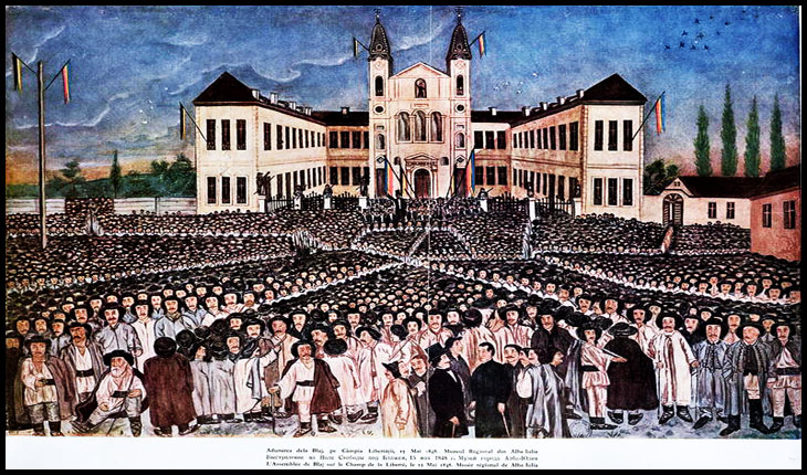 18 aprilie 1848: La Blaj, are loc prima adunare a românilor din Transilvania, în cadrul căreia s-a hotărât sa se convoace, pentru 3 mai, Marea Adunare Naţională