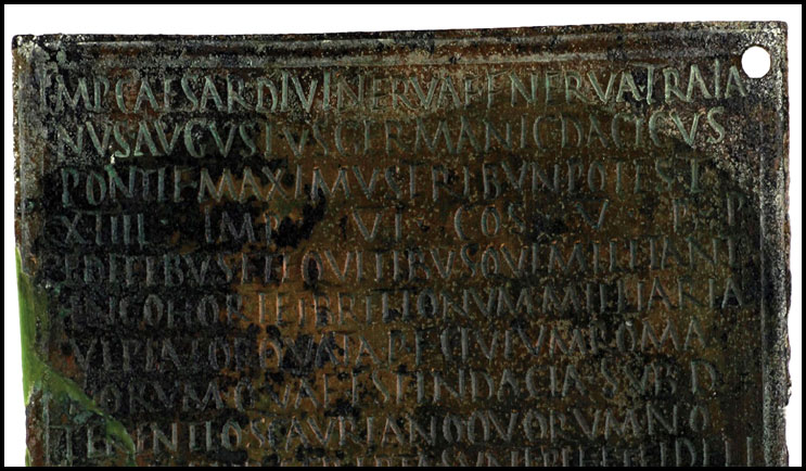 11 august 106: O diplomă militară romană, descoperită la Porolissum, atesta că, la această dată, se constituise provincia romană imperială Dacia, Foto: Facebook / Muzeul Național de Istorie a României