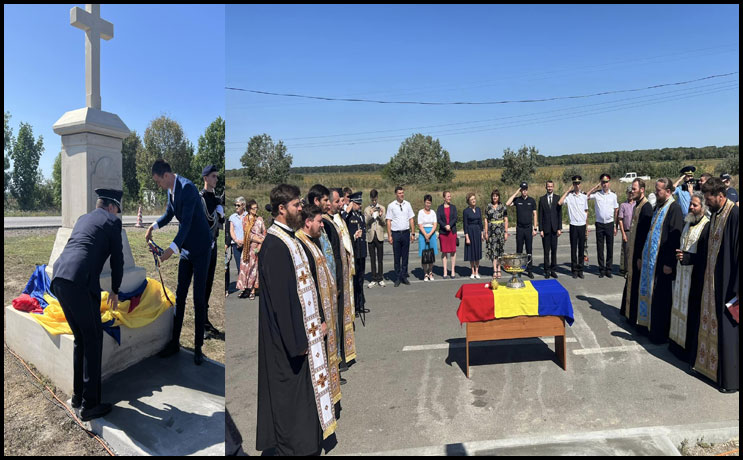 A fost sfintit monumentul grănicerilor români căzuți la datorie pentru apărarea Basarabiei de la Palanca, Foto: Facebook / Episcopia Basarabiei de Sud